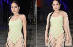 Uorfi Javed leaves netizens divided as she pairs her monokini with a skirt made of rope